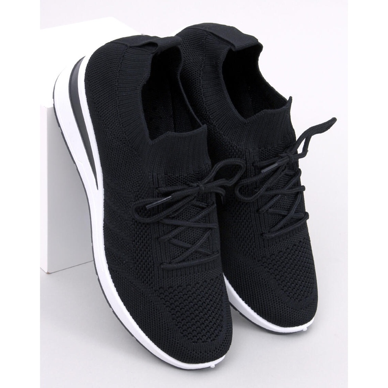 Leakes Scarpe da ginnastica nere con zeppa nero 1