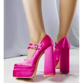 BM Décolleté rosa con tacco alto di Lynn 1