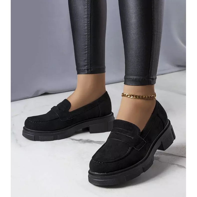 PA1 Scarpe in ecopelle nera di Alacoque nero 1