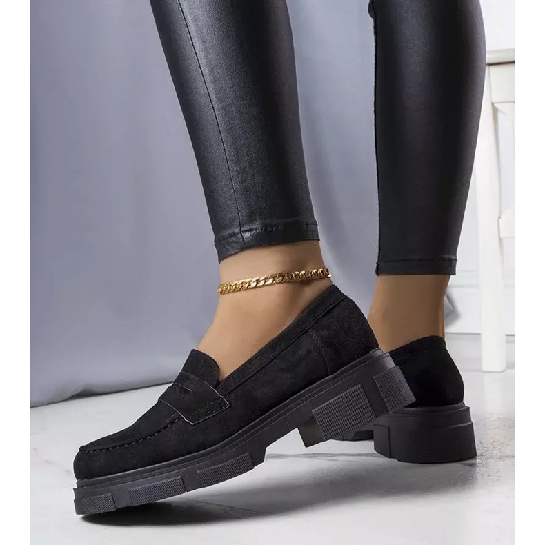 PA1 Scarpe in ecopelle nera di Alacoque nero 2