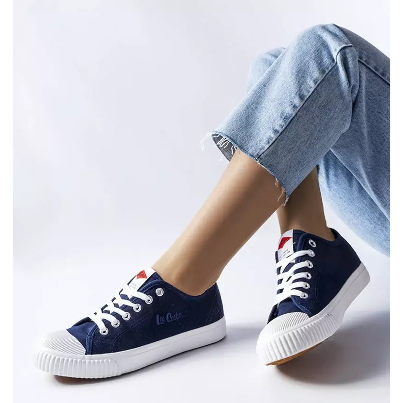 Sneakers blu scuro Lee Cooper LCW-23-44-1645L 2