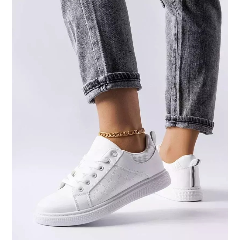 BM Sneakers bianche con goffratura Dreux bianco 2