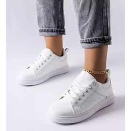 BM Sneakers bianche con goffratura Dreux bianco 1
