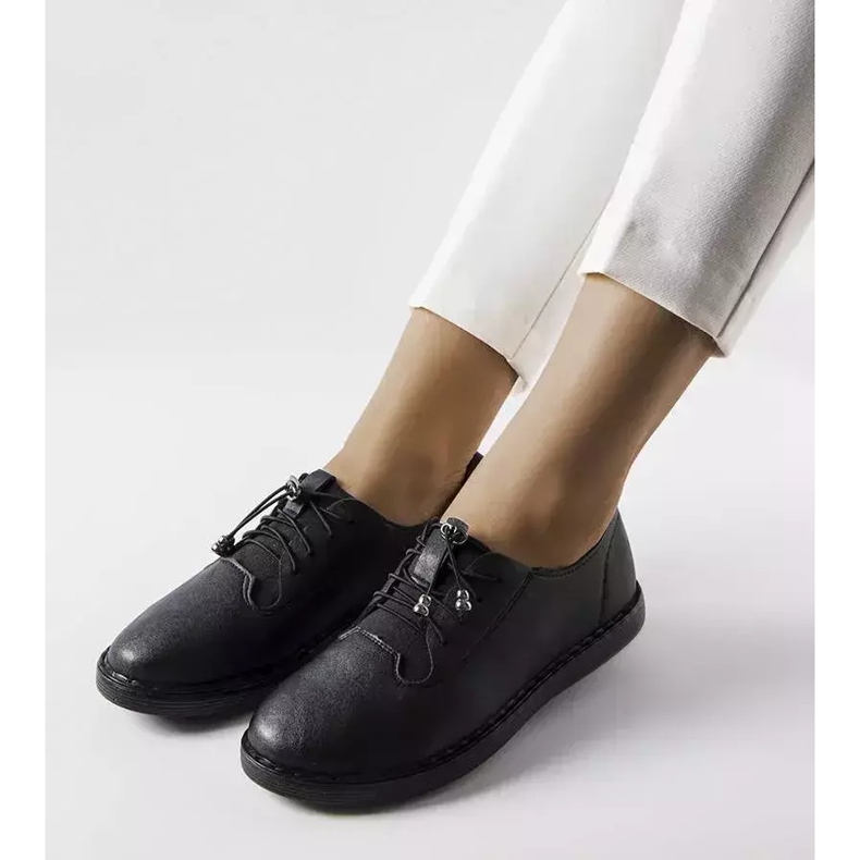 Brogue leggere nere di Perrine nero 2