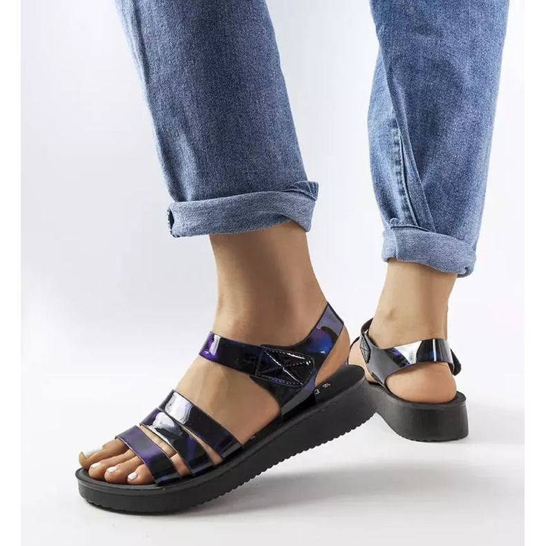 Sandali QT2311-6 Navytpu nero 2
