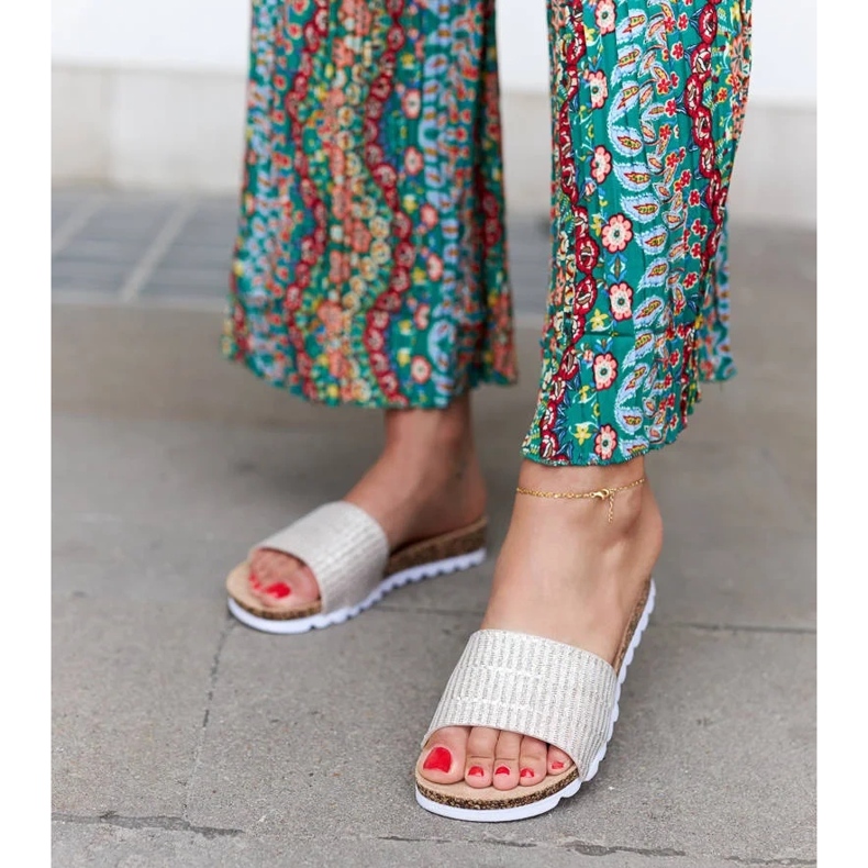 Ciabatte glitter oro di Issiglio d'oro 1