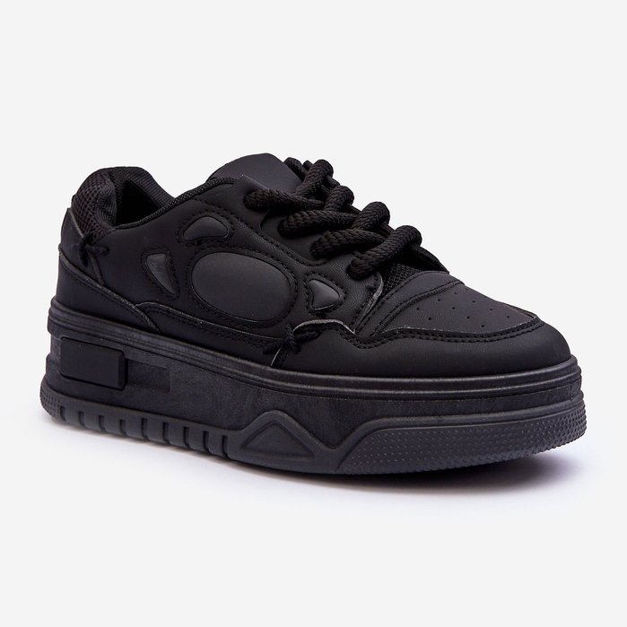 PG1 Sneakers con plateau da donna nere Finos nero 1
