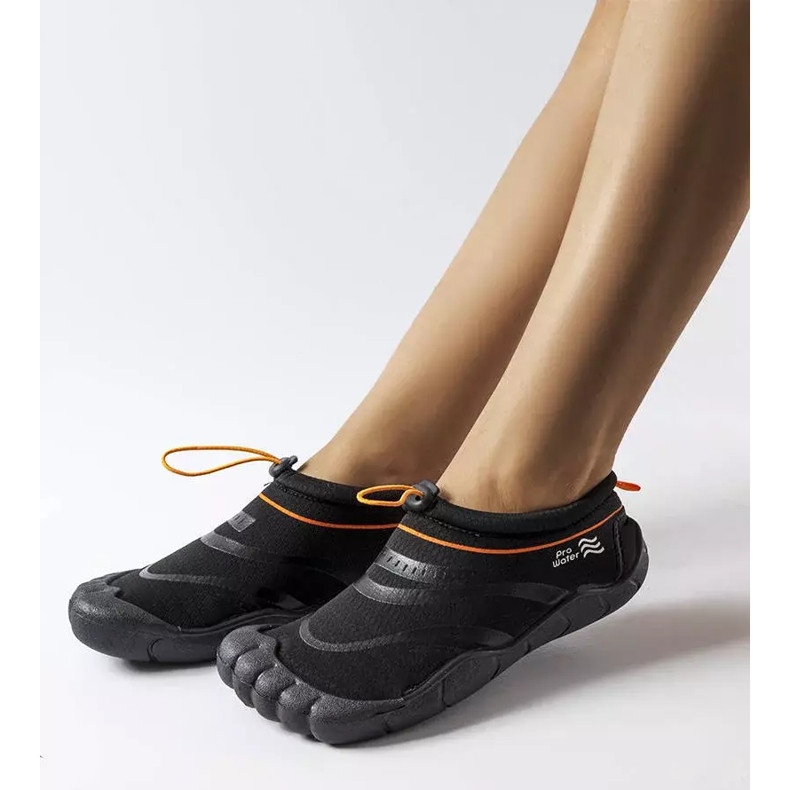 ProWater Scarpe da acqua Briss con punta nera nero 1