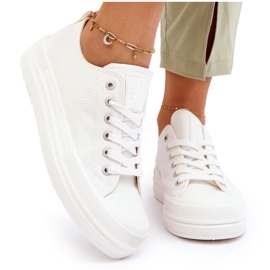 Sneakers basse con lacci Big Star LL274968 Bianche bianco 4