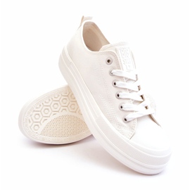 Sneakers basse con lacci Big Star LL274968 Bianche bianco 1
