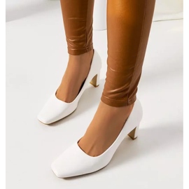 Décolleté Graves da donna bianche bianco ecru 2