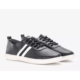Sneakers nere da uomo Aulin nero 1