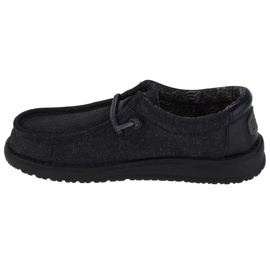 Hey Dude Ehi amico, scarpe Wally Youth Basic 40041-001 nero 1