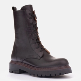 Marco Shoes Stivali in pelle Marco marrone 1