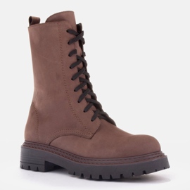 Marco Shoes Stivali in pelle Marco marrone 1