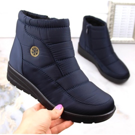 News Doposci da donna con zeppa blu navy Novità 5029 1