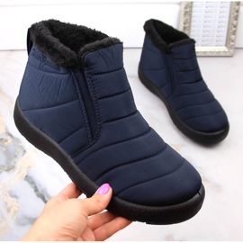 News Doposci slip-on da donna impermeabili con elastici blu navy Novità 3193 1