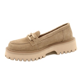 Mocassini in camoscio con decoro Filippo DP4792/23 BE beige 1
