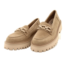 Mocassini in camoscio con decoro Filippo DP4792/23 BE beige 2