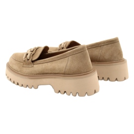 Mocassini in camoscio con decoro Filippo DP4792/23 BE beige 3