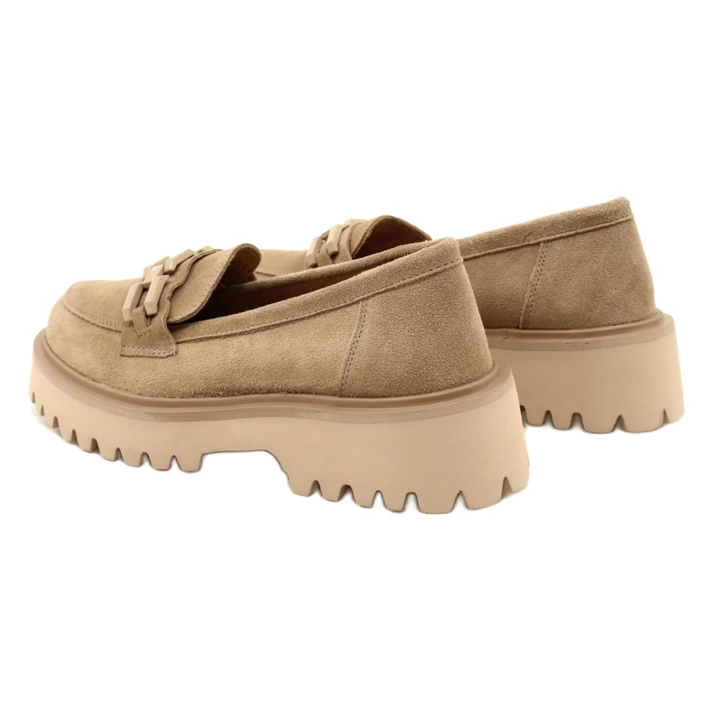 Mocassini in camoscio con decoro Filippo DP4792/23 BE beige 3
