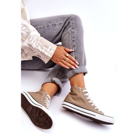 Sneakers Classiche Alte Beige Da Donna 2