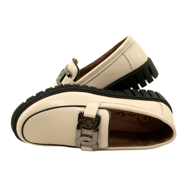 Scarpe Eleganti da Donna in Pelle Filippo DP4728/23 BE beige 4