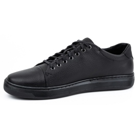 Polbut Scarpe da uomo in pelle 2109, felpa nera nero 1