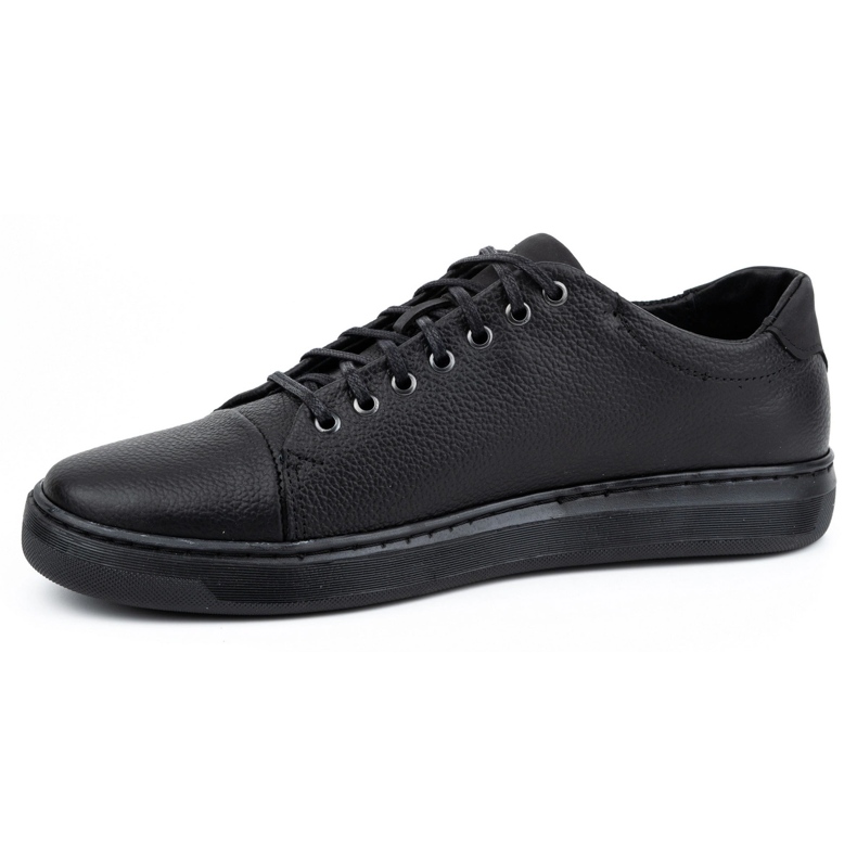 Polbut Scarpe da uomo in pelle 2109, felpa nera nero 1