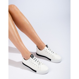 Scarpe sportive classiche bianche Shelovet bianco 1