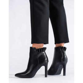 Stivali con tacco alto da donna neri Shelovet nero 1