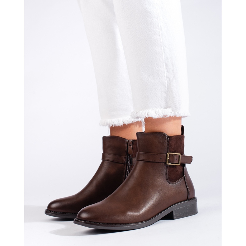 Classici stivali da donna Shelovet marroni marrone 1