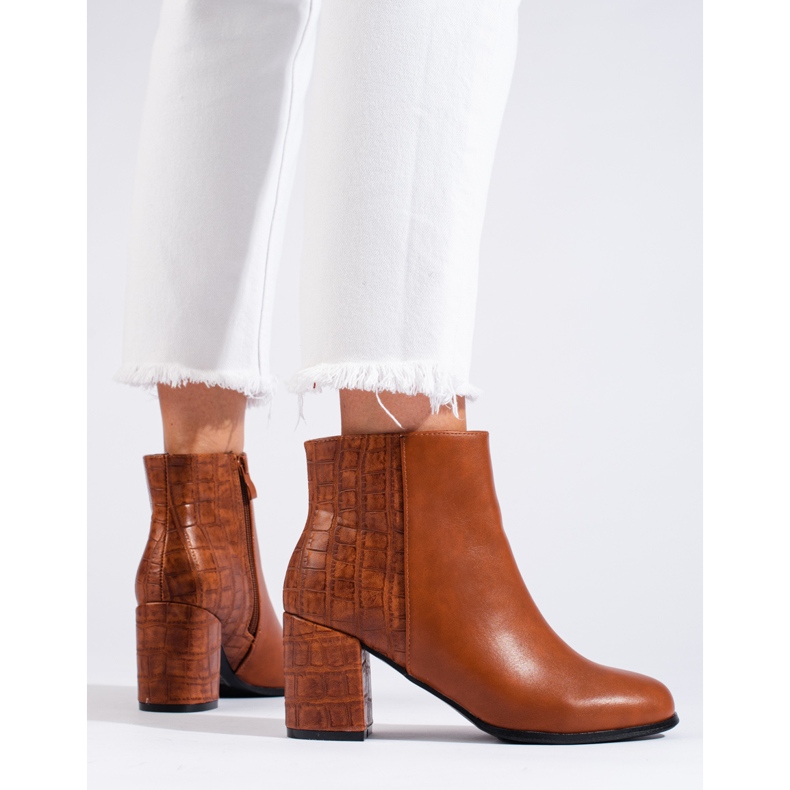 Stivaletti marroni Shelovet marrone 1