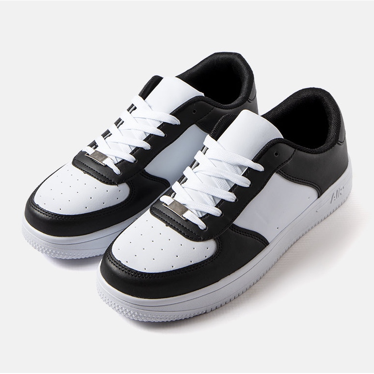 Sneakers da uomo bianche e nere di Cimmaron bianco 1