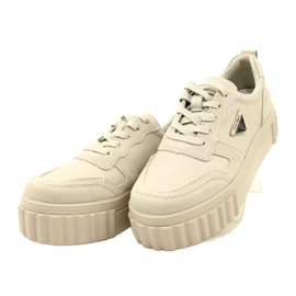 Creepers Filippo DP4913/23 BE beige in pelle 2