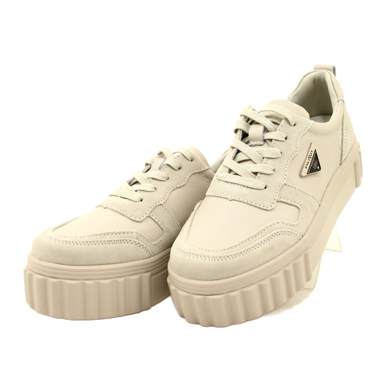 Creepers Filippo DP4913/23 BE beige in pelle 2