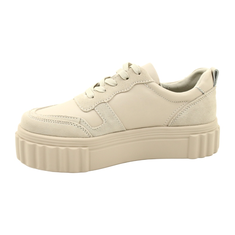 Creepers Filippo DP4913/23 BE beige in pelle 1