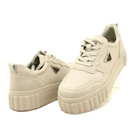 Creepers Filippo DP4913/23 BE beige in pelle 3