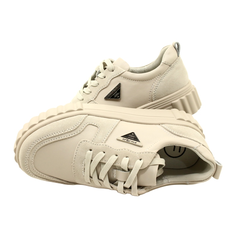 Creepers Filippo DP4913/23 BE beige in pelle 4
