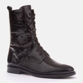 Marco Shoes Stivaletti classici con tacco basso nero 1