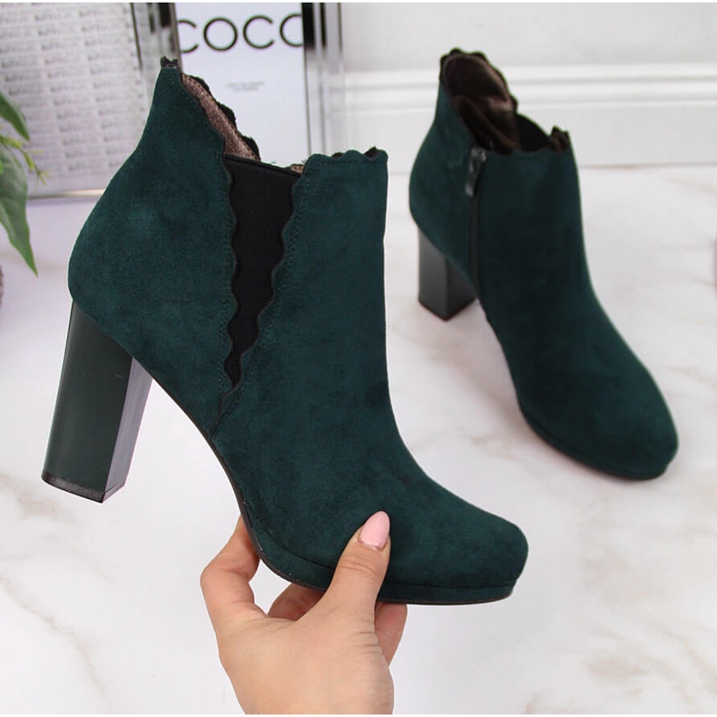 Stivaletti isolanti da donna, verde Jezzi FAF125-12 2