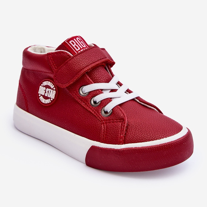 Sneakers in pelle da bambino Big Star EE374004 Rosse rosso 1