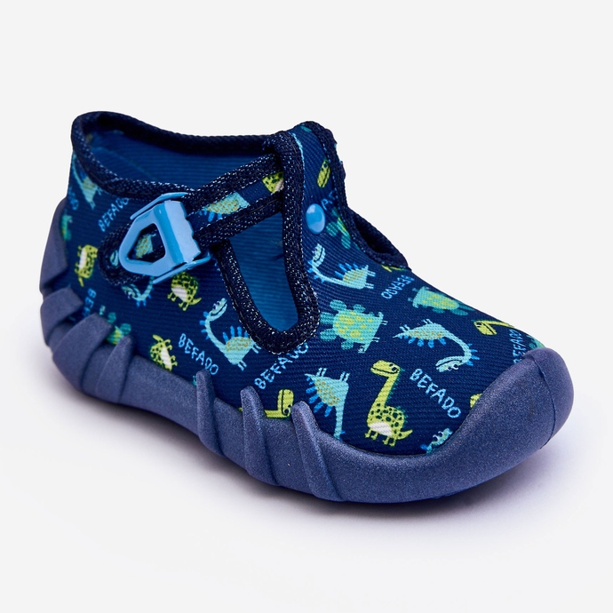 BEFADO S.A. Scarpe pantofole Befado Dinosaurs 110N464, blu 1