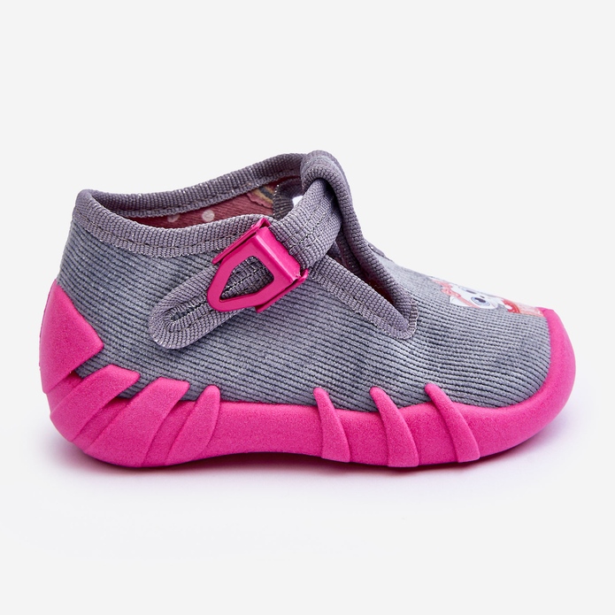 BEFADO S.A. Pantofole Stivaletti Befado 110P480 Grigio e Rosa 2