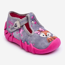 BEFADO S.A. Scarpe Pantofole Scoiattoli Befado 110P467 Grigio e Rosa 1