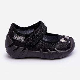 BEFADO S.A. Pantofole ballerina Befado Shiny Cat 109P234 Nere nero 2