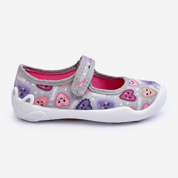 BEFADO S.A. Ballerine per bambini Befado Hearts 114X516 Grigio 2