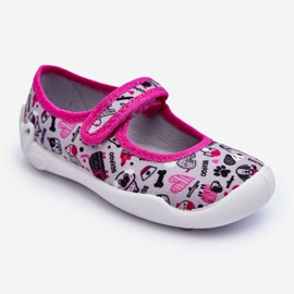 BEFADO S.A. Ballerine per bambini Befado 114X521 Grigio e Rosa 1
