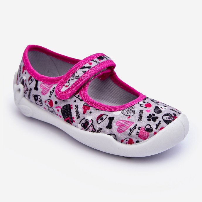 BEFADO S.A. Ballerine per bambini Befado 114X521 Grigio e Rosa 1