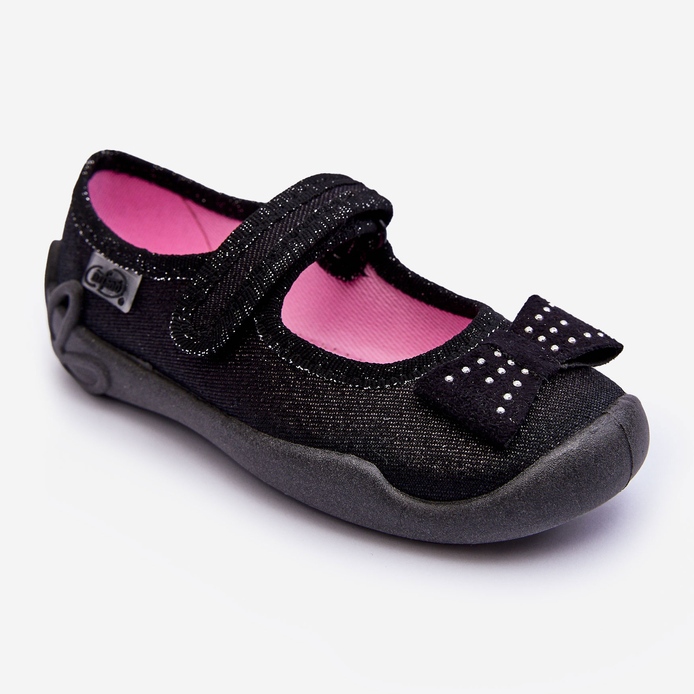 BEFADO S.A. Pantofole per bambini Fiocchi ballerina Befado 114X240 Nero 1